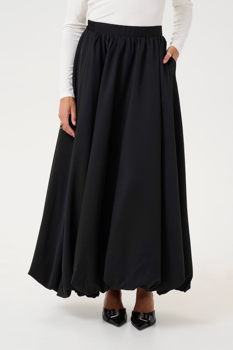 KAFFE KAstine Maxi Skirt Black