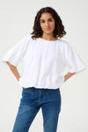 KAFFE KAgabby Blouse Optical White