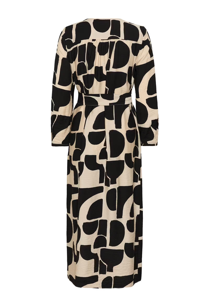 InWear LYNN IW Belted Dress Black Soft Blocks