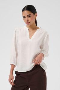 KAFFE KAalberta Blouse Chalk