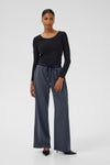 KAFFE KAnevil Trousers-Dark Grey