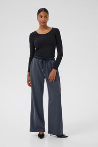 KAFFE KAnevil Trousers-Dark Grey