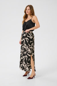 KAFFE KAmartha Maxi Skirt Black/Stone