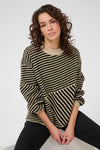 KAFFE KAverana Knit Sweater Stone/Black