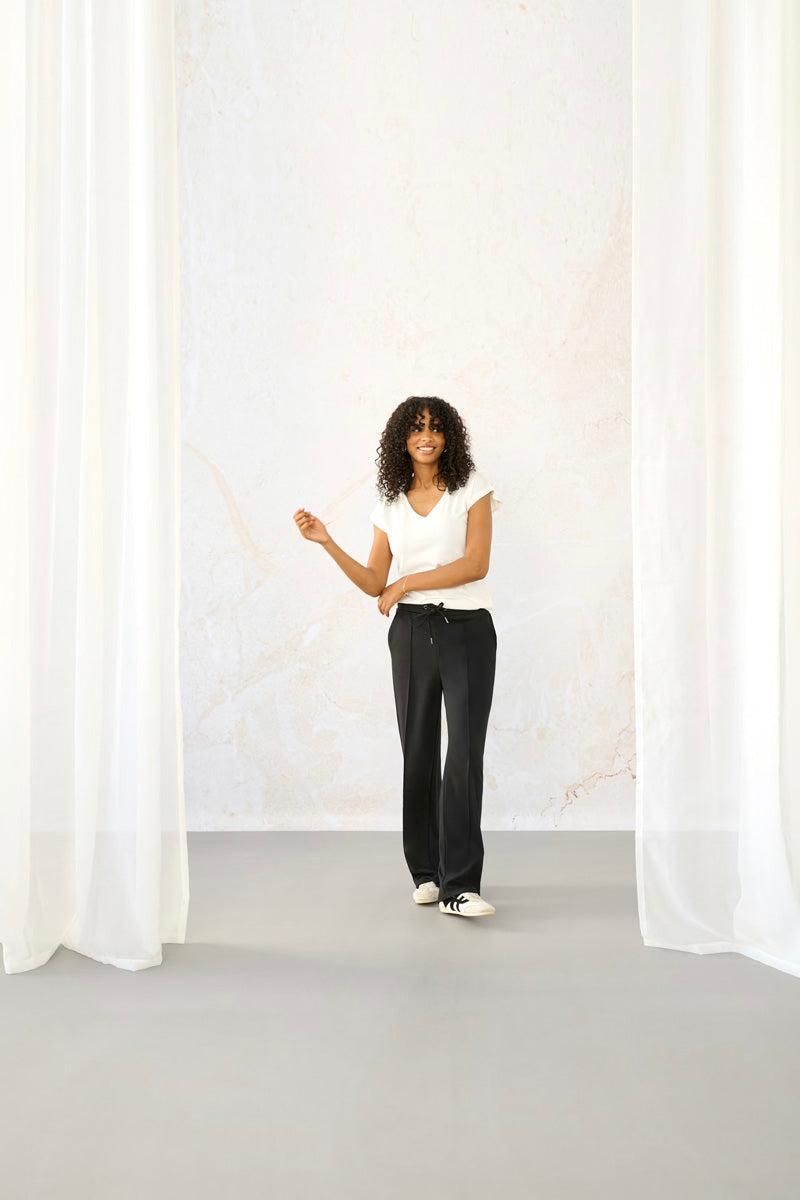 KAFFE KAlise T-Shirt Washed Chalk White