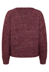 KAFFE KAtrina V-Neck Pullover Wine