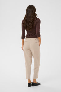 KAFFE KAheather Cropped Trousers-Feather Grey
