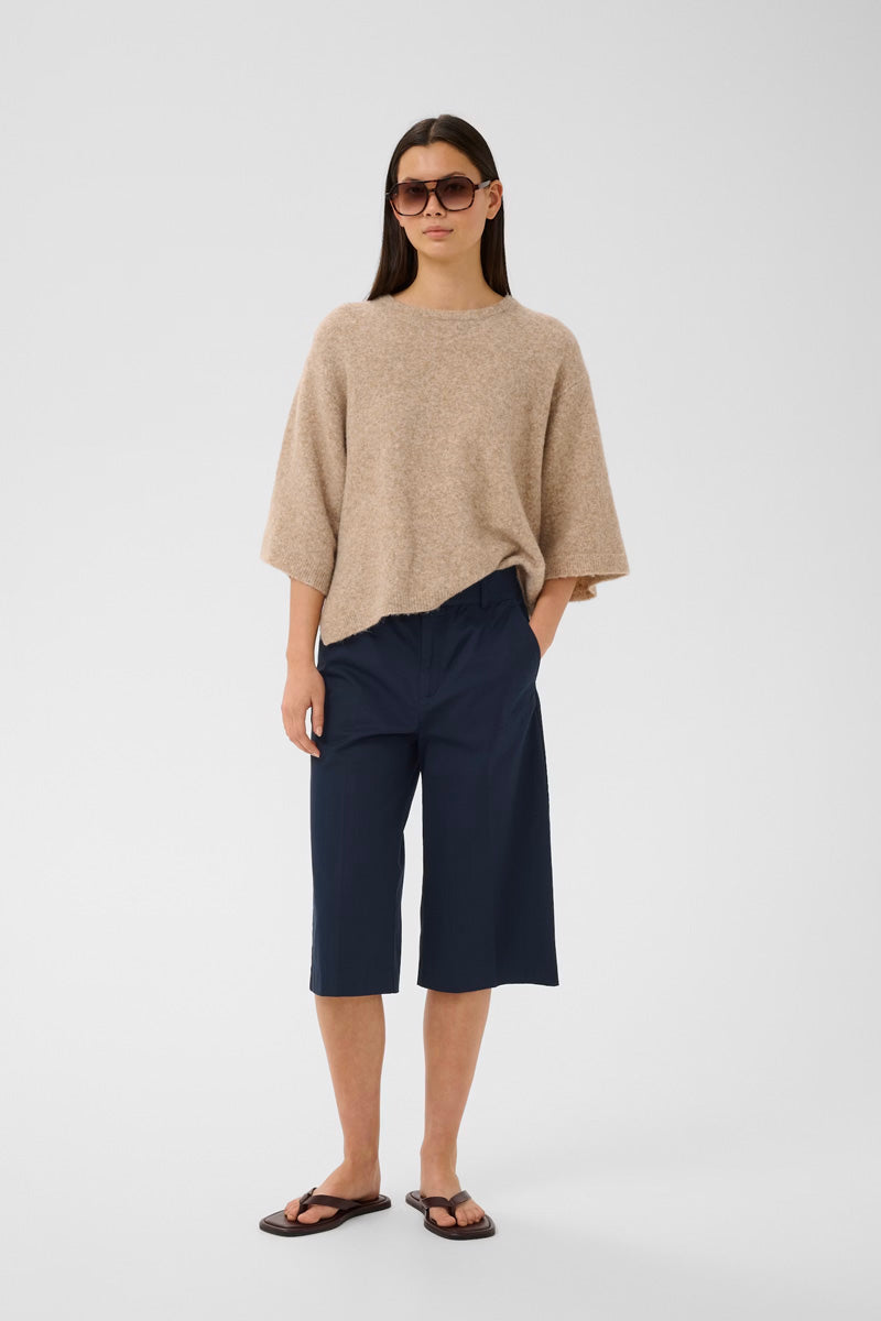 InWear DIAZ IW Culotte Pants Marine Magic