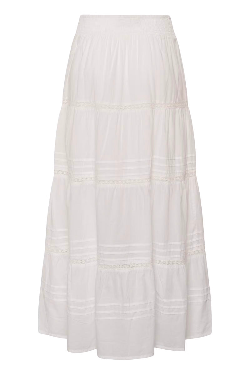 KAFFE KAvalerie Skirt Chalk