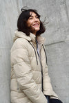 KAFFE KAsusanne Quilted Coat-Feather Gray