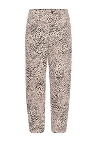 KAFFE KAlisa Cropped Jeans Abstract Leopard