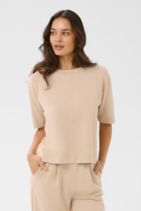 KAFFE KAannie T-Shirt Feather Grey