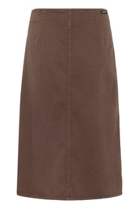 InWear GLADYS IW Denim Wrap Skirt Coffee Quartz