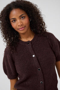 KAFFE KAemilie Cardigan-Fudge