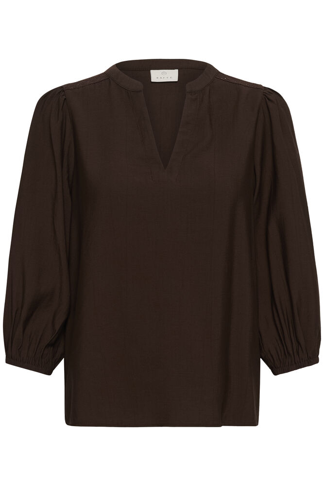 KAFFE KAalberta Blouse Coffee Bean