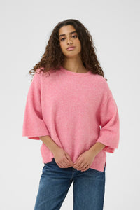 InWear GUNIIW TEE Sweater Pink Carnation Melange
