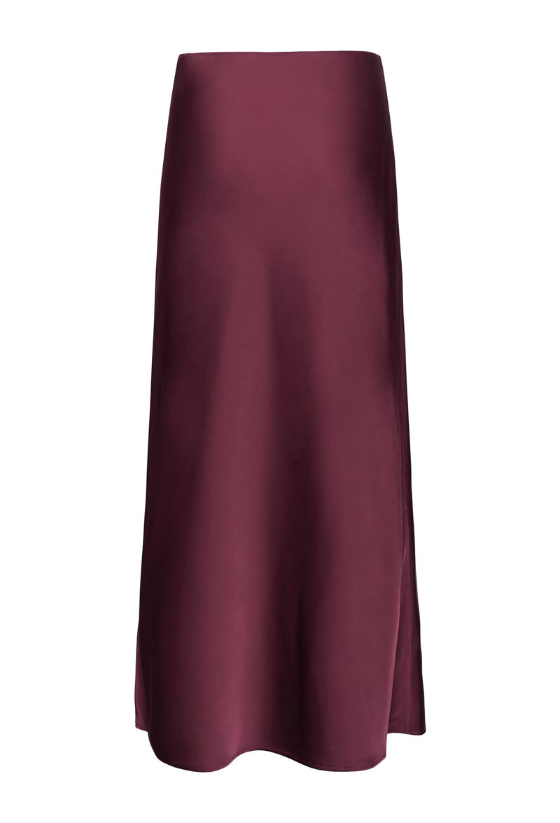 KAFFE KAhill Long Skirt Windsor Wine