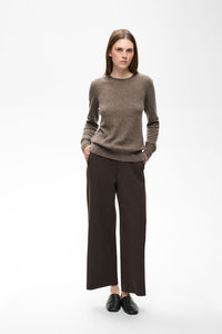 InWear GINCETTE Cropped Pant Chocolate Brown