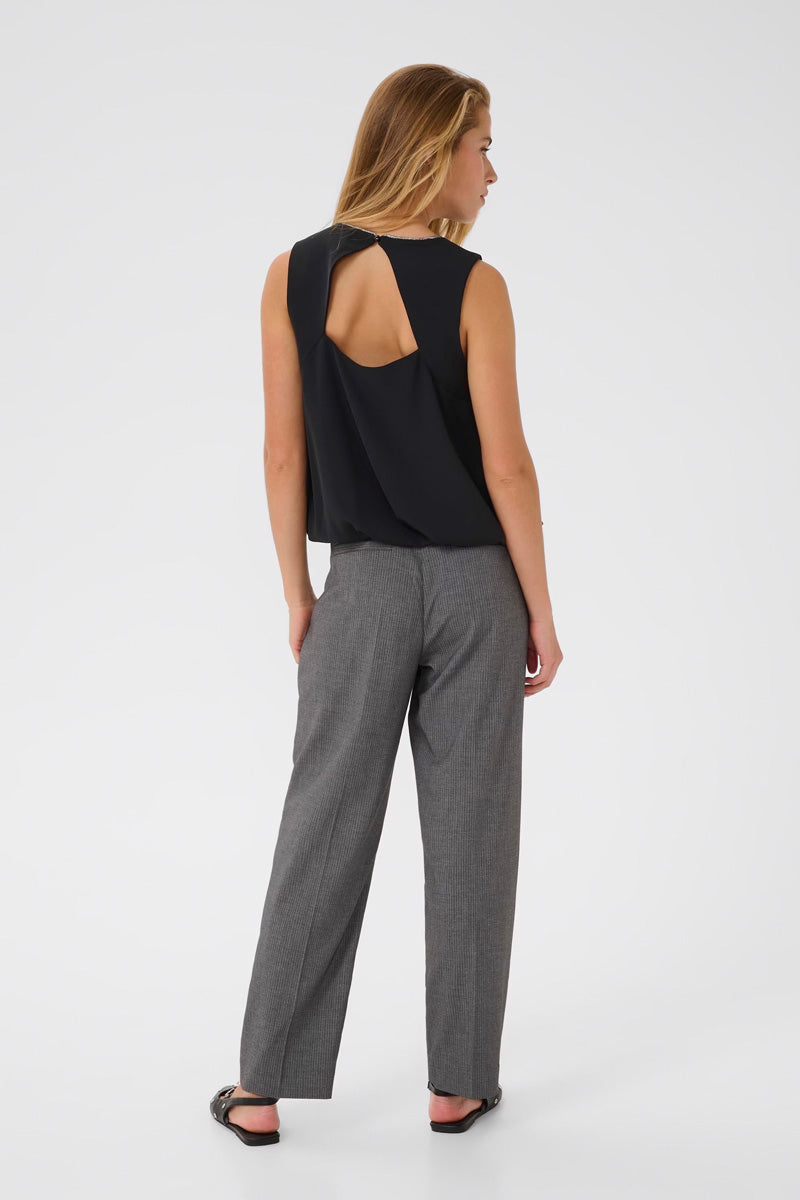 KAFFE KAolga Sleeveless Top Black