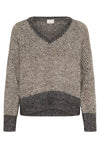 KAFFE KAmelinda Pullover Dark Grey/Feather Grey