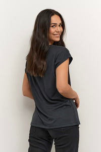 KAFFE KAlise T-Shirt Washed Black