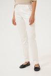 KAFFE KAlea Chino Pant Chalk White