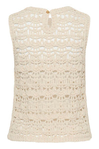 InWear NETE IW Crochet Tank Top Ecru