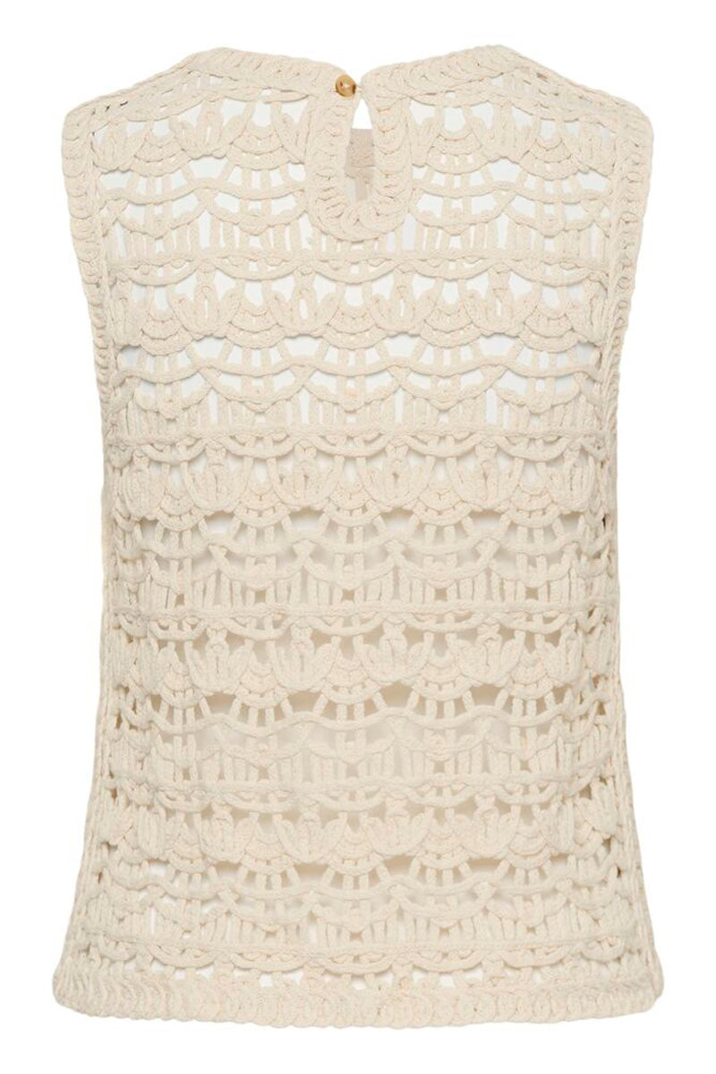 InWear NETE IW Crochet Tank Top Ecru