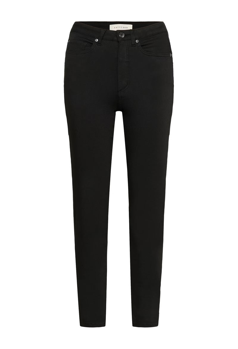 KAFFE KAwillow HW Slim Fit Jeans- Black