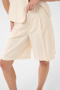 KAFFE KAannetta Shorts Feather Grey Melange.