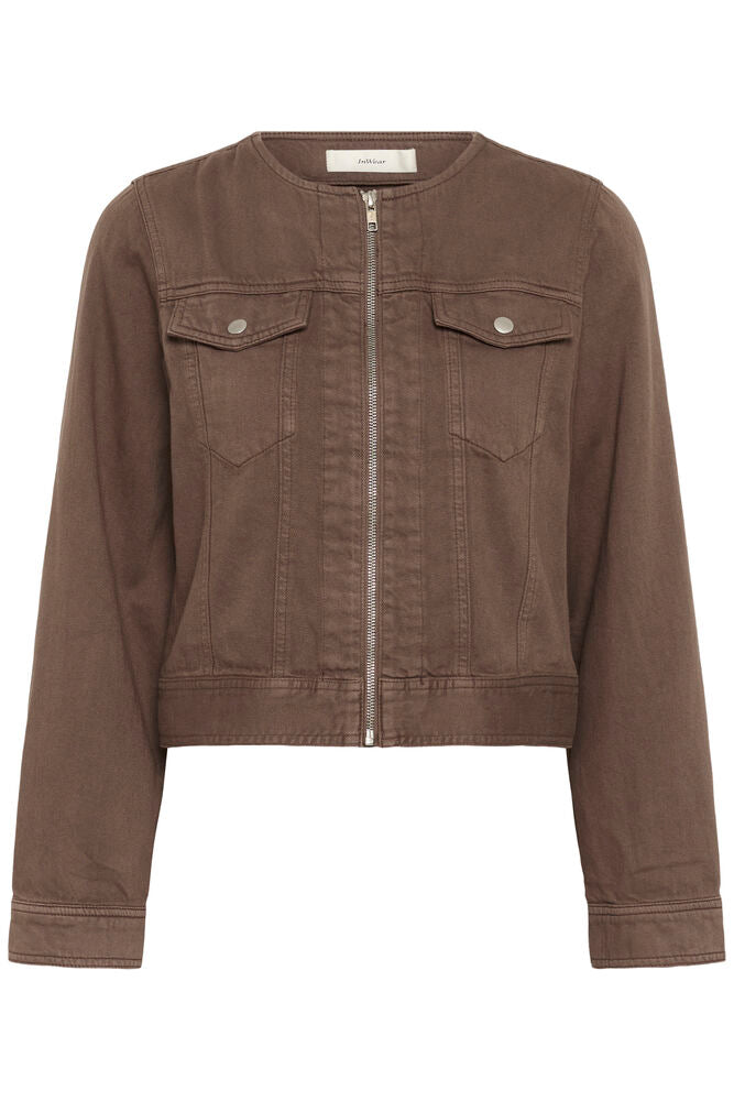 InWear GLADYS IW Denim Jacket Coffee Quartz