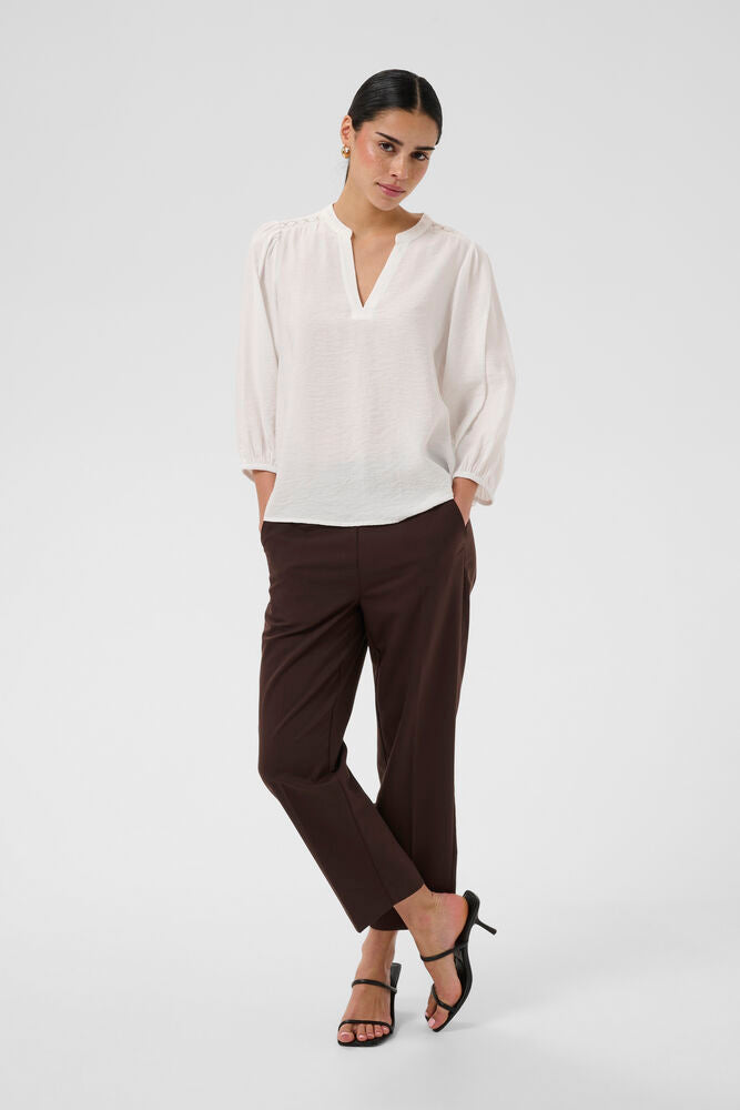 KAFFE KAalberta Blouse Chalk