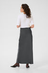 KAFFE KAhill Long Skirt Black Oyster