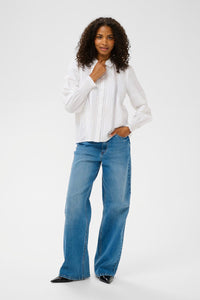 KAFFE KAbella Shirt-Optical White