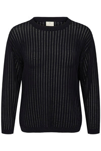 KAFFE KAabalina Knit Pullover Black Deep