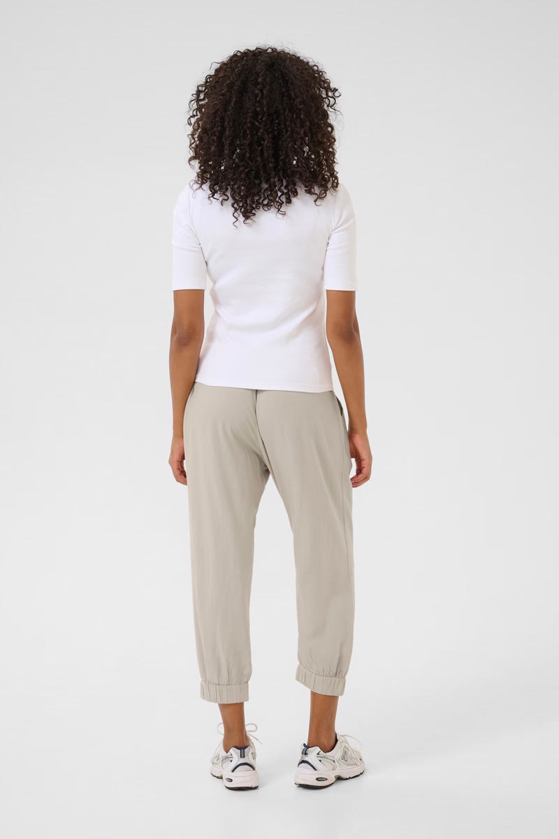 KAFFE KAmilia Capri Pant Feather Gray