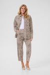 KAFFE KAlisa Jacket Abstract Leopard