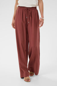 KAFFE KAemily Wide Trousers Henna