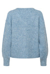 KAFFE KAtrina V-Neck Pullover Bering Sea Melange