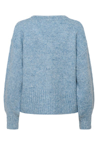 KAFFE KAtrina V-Neck Pullover Bering Sea Melange