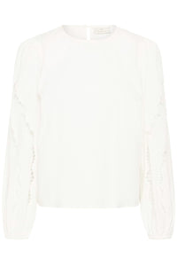 KAFFE KAroxy Blouse Chalk