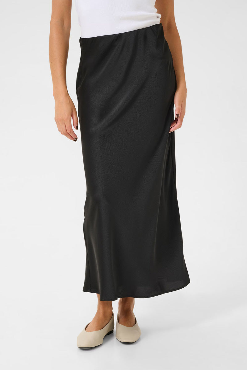 KAFFE KAlotte Skirt-Deep Black