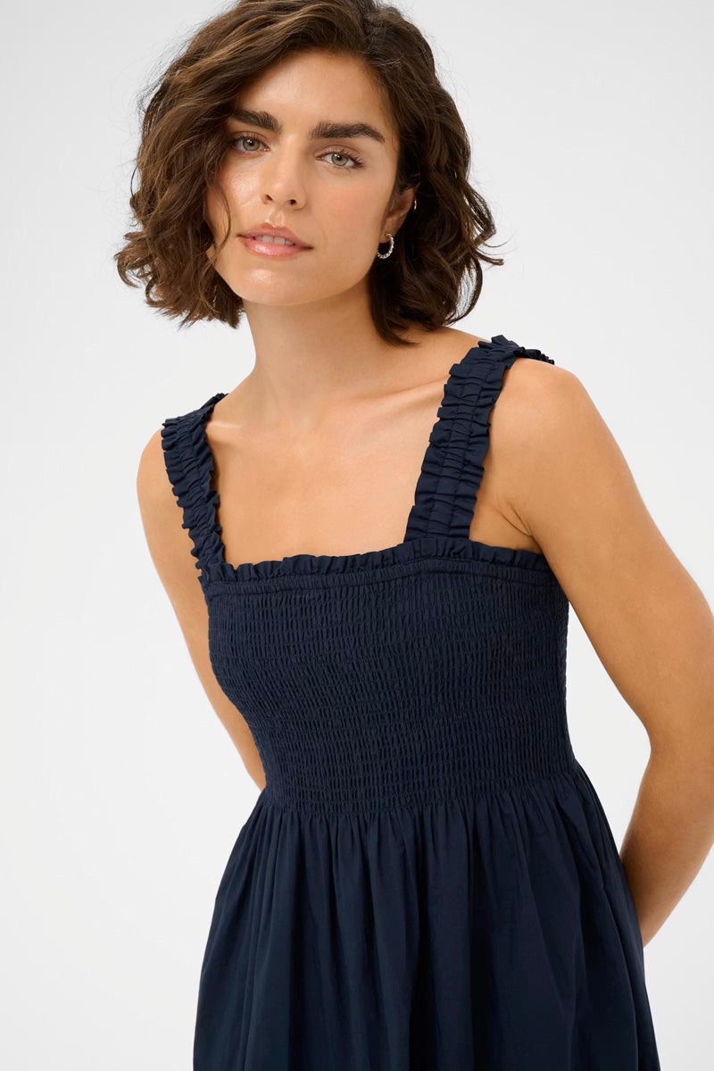 KAFFE KAgertrud Dress Midnight Marine