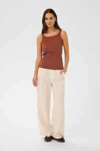 KAFFE KAcarna Tank Top Henna