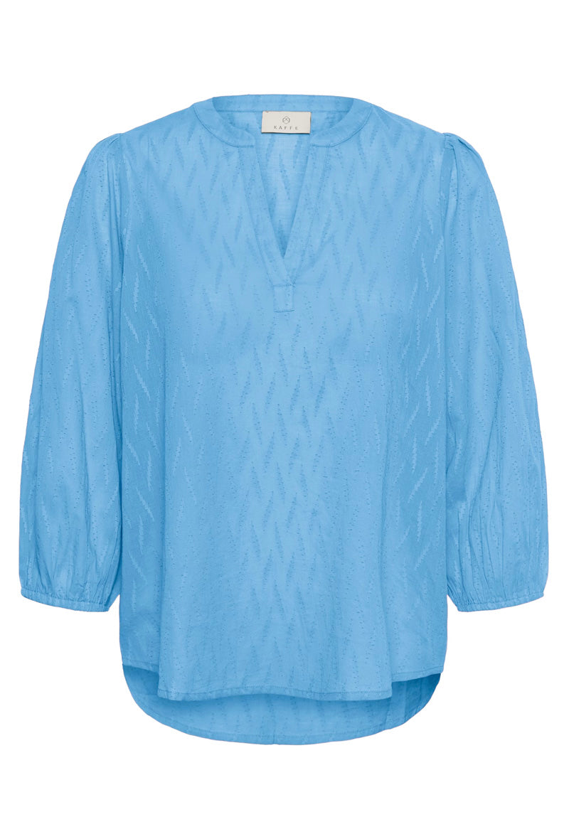 KAFFE KAgabriela Blouse-Azure Blue