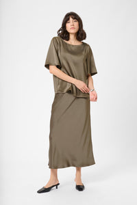 KAFFE KAlotte Blouse-Morel