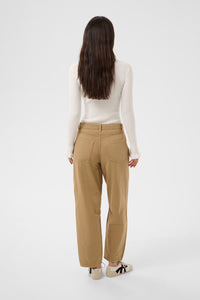 KAFFE KAbrynn Barrel Twill Jeans Washed Petrified Oak
