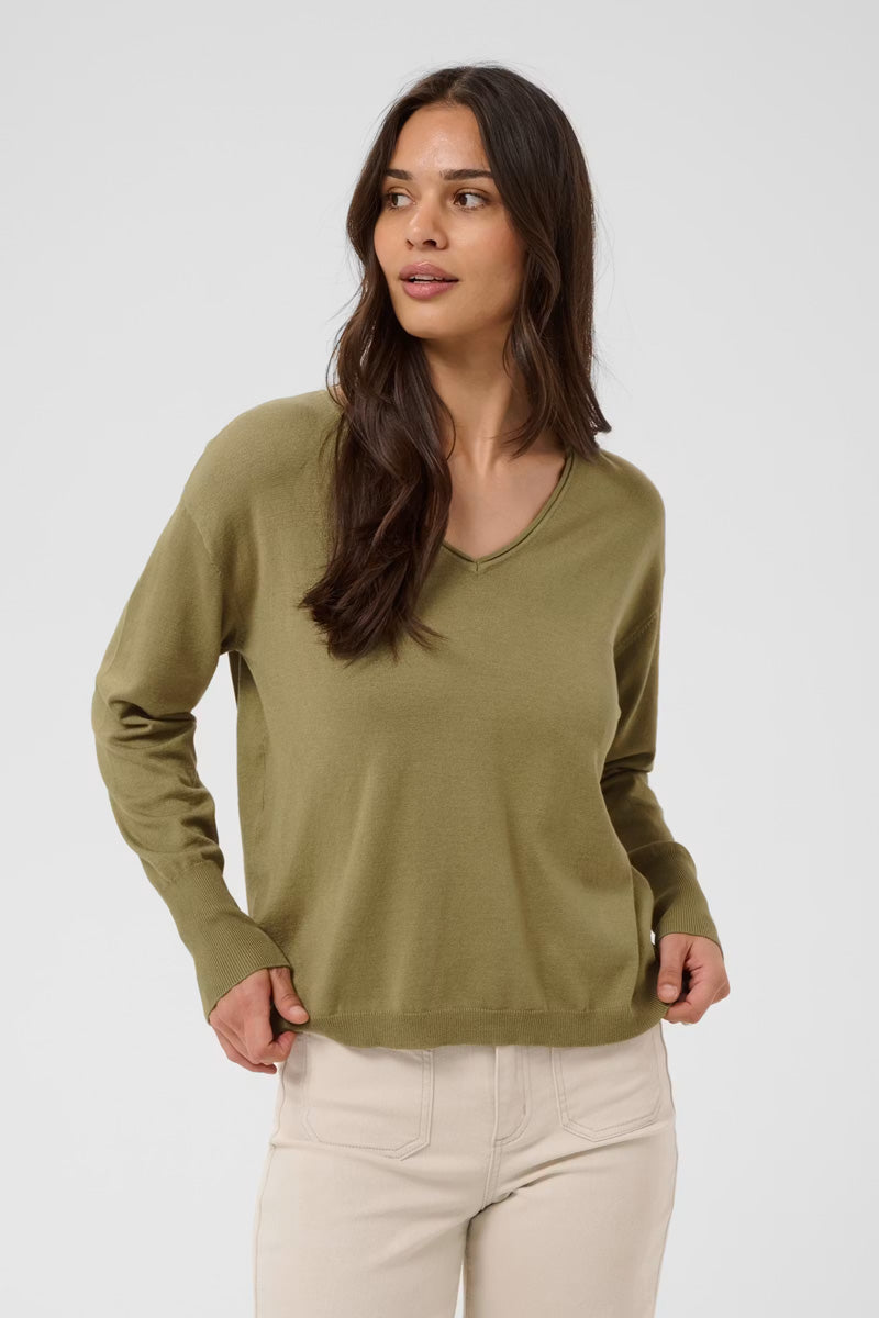 KAFFE KAlizza Mai Pullover-Aloe