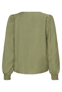KAFFE KAlufia Blouse-Dusky Green