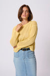KAFFE KAsolar Knit Pullover Straw